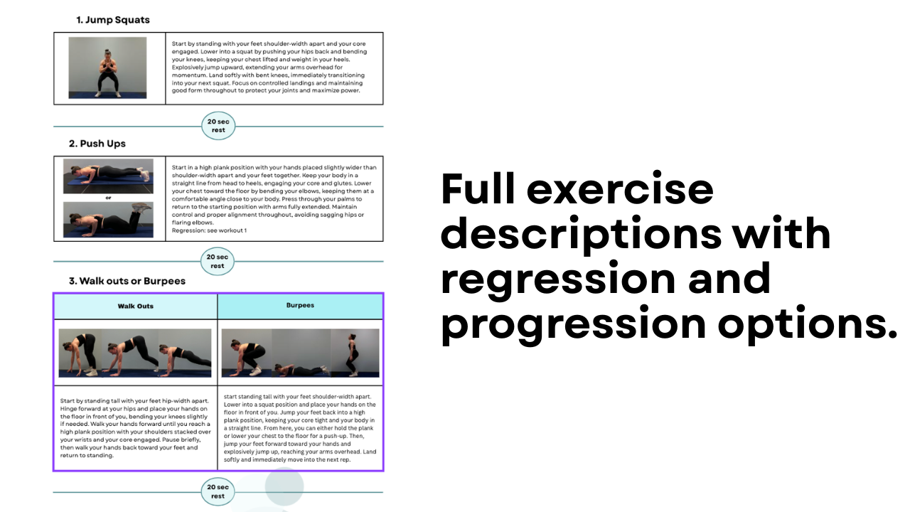 Free Home Workout Program